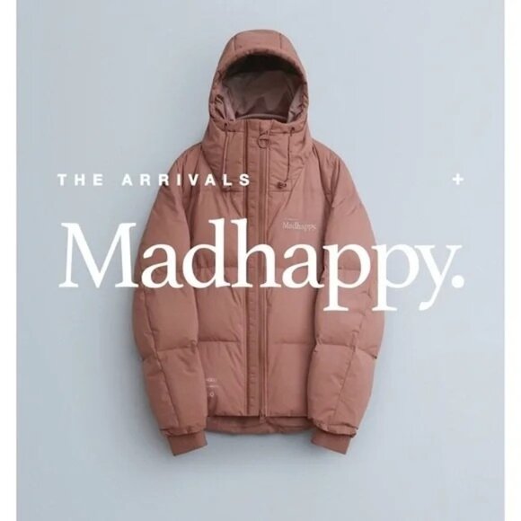 NWT Madhappy x THE ARRIVALS LOCAL OPTIMIST AER Puffer L/XL